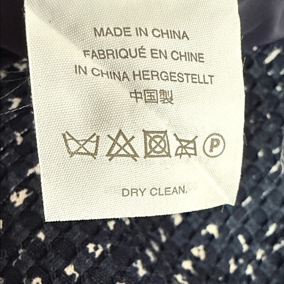 J.Crew Navy White Textured Sleeveless Dress Women’s 4 - Picture 11 of 11